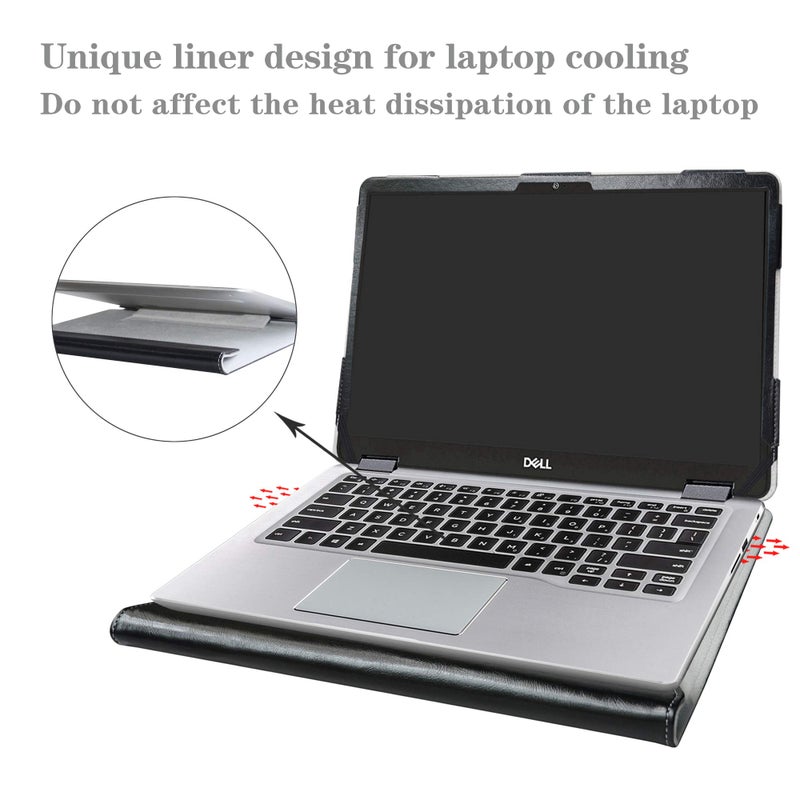 Alapmk Protective Case for Dell Inspiron 15 2-in-1 5582 5591/inspiron 15 5584 5593 5594/Inspiron 15 3501 3502 3505/Vostro 3501 3500 15.6" Laptop[Not fit inspiron 15 5590 5585 5580 5570],Black - Image 5